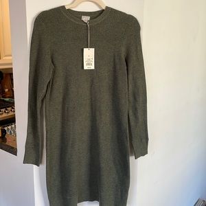 NTW Green A New Day Sweater Dress, Size Small